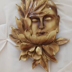 Buddha Lotus wall plaque